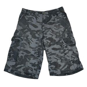Baggy Grunge Camo Shorts